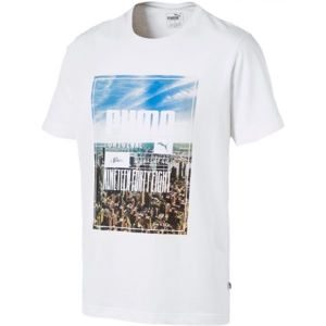 Puma PHOTOPRINT SKYLINE TEE bílá M - Pánské tričko
