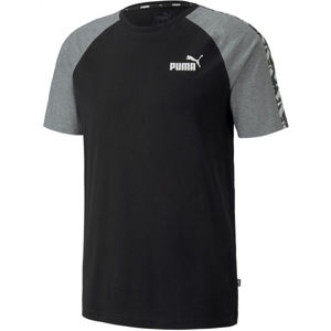 Puma APLIFIED  RAGLAN TEE černá L - Pánské sportovní triko