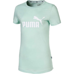 Puma ESS LOGO TEE G světle zelená 164 - Dívčí sportovní triko