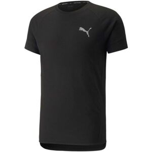 Puma EVOSTRIPE TEE Pánské triko, černá, velikost XXL