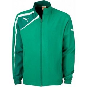 Puma SPIRIT WOVEN JACKET zelená M - Sportovní bunda