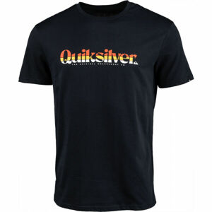 Quiksilver PRIMARY COLOURS SS Pánské triko, Černá,Oranžová, velikost L