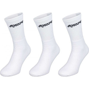Reaper SPORTSOCK 3-PACK Unisex ponožky, bílá, veľkosť 35-38
