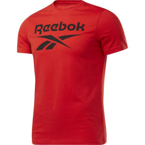 Reebok REEBOK IDENTITI BIG LOGO TEE Červená XL - Pánské tričko