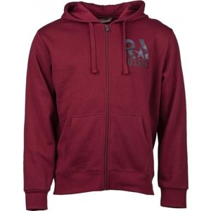 Russell Athletic ZIP THROUGH HOODY SWEAT WITH  RA GRAPHIC PRINT - Pánská mikina