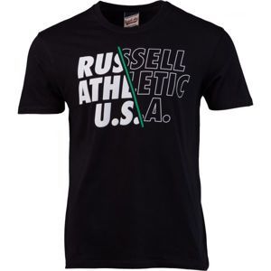 Russell Athletic BACKSLASH černá L - Pánské tričko