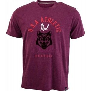 Russell Athletic CREW NECK T-SHIRT WITHFLOCK - Pánské tričko