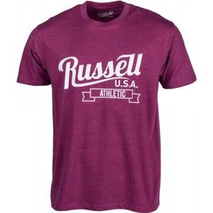 Russell Athletic S/S CREW NECK TEE WITH SCRIPT STYLE PRINT - Pánské tričko