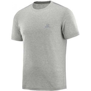 Salomon EXPLORE SS TEE M šedá S - Pánské outdoorové tričko