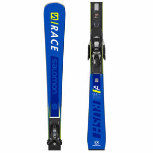 Salomon S/RACE RUSH SL + X12 TL GW Výkonnostní lyžařský set, modrá, velikost 155