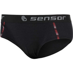 Sensor MERINO AIR Dámské kalhotky, černá, veľkosť XL