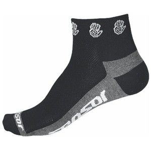 Sensor RACE LITE RUČIČKY Cyklistické ponožky, černá, veľkosť 3-5