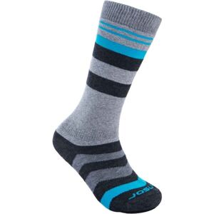 Sensor SLOPE MERINO Dětské ponožky, šedá, velikost 32-34