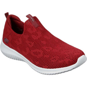 Skechers ULTRA FLEX FAST TALKER Dámské nazouvací boty, Červená,Bílá, velikost 37.5