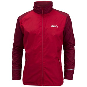 Swix TRAILS Všestranná lyžařská bunda, červená, velikost XL