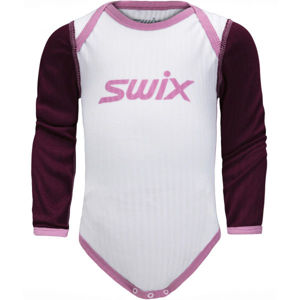 Swix RACEX Dětské funkční body, bílá, velikost 74