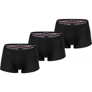 Tommy Hilfiger 3P LR TRUNK Pánské boxerky, černá, veľkosť S