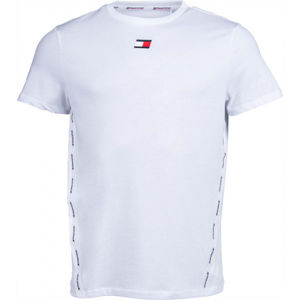 Tommy Hilfiger TAPE TOP bílá XL - Pánské tričko
