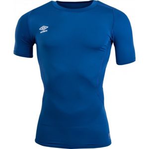 Umbro CORE SS CREW BASELAYER modrá XL - Pánské sportovní triko