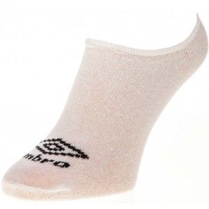 Umbro NO SHOW LINER SOCK 3 PACK Ponožky, bílá, velikost