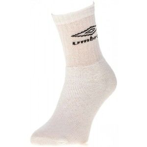 Umbro ANKLE SPORTS SOCKS 3 PACK Ponožky, bílá, velikost 39-42