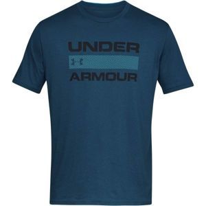 Under Armour TEAM ISSUE WORDMARK SS modrá XXL - Pánské triko