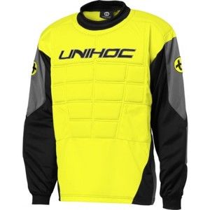 Unihoc GOALIE SWEATER BLOCKER žlutá XL - Brankářský dres
