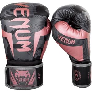 Venum ELITE BOXING GLOVES Boxerské rukavice, růžová, velikost 12