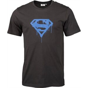Warner Bros SUPERMAN Pánské triko, černá, veľkosť XXL