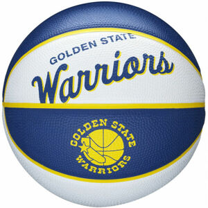 Wilson NBA RETRO MINI WARRIORS Mini basketbalový míč, modrá, veľkosť 3