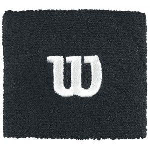 Wilson W WRISTBAND Tenisové potítko, černá, velikost