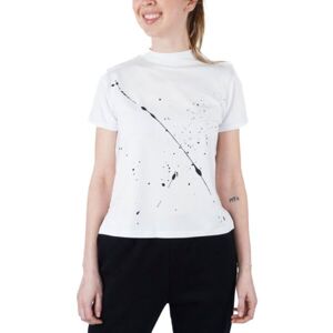 XISS SPLASHED Dámské tričko, bílá, velikost L/XL