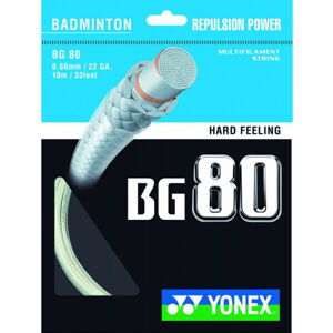 Yonex BG 80 Badmintonový výplet, žlutá, veľkosť UNI